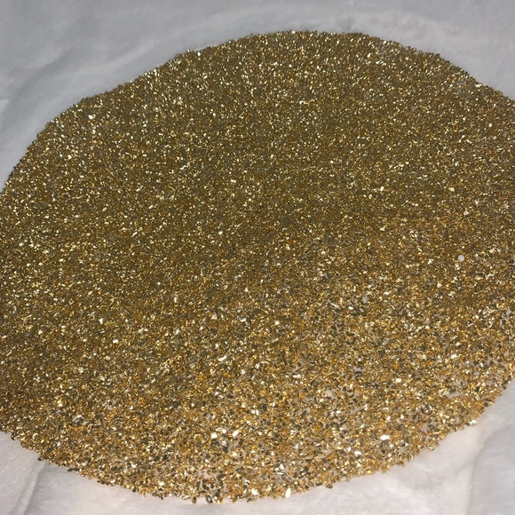 Sparkles Luminous Rhinestone Diamond Gold Placemat - Picture 2 of 2